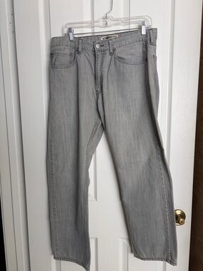 Levi's Straight Fit Light Gray Men's Jeans